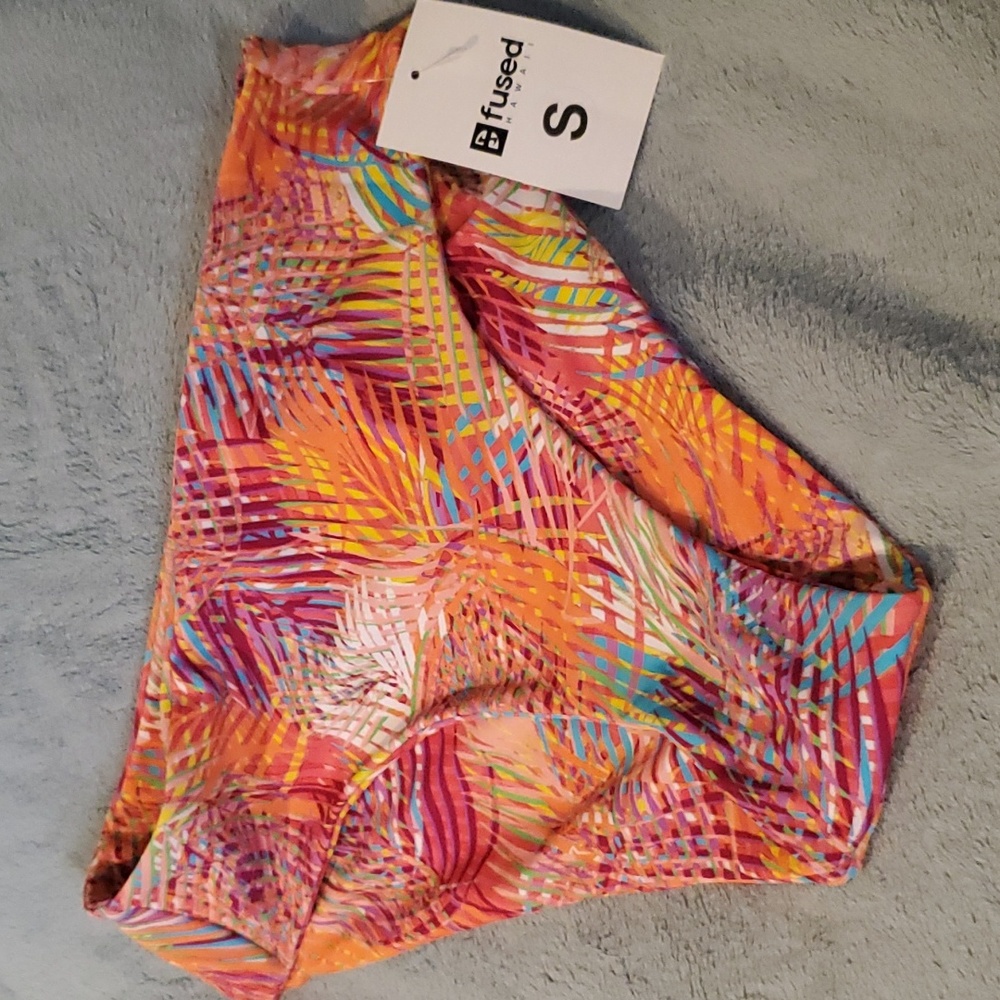 Fused hawaii S High rise bikini bottom